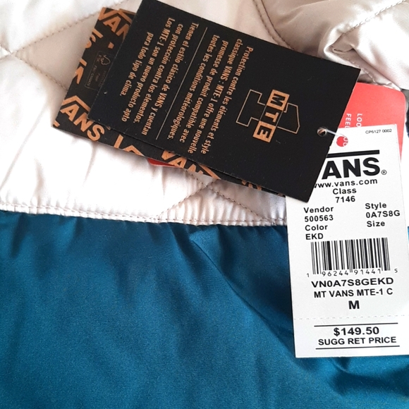 Vans Mt. Vans MTE-1 Colorblock Jacket *NWT*🧊 - Picture 10 of 11